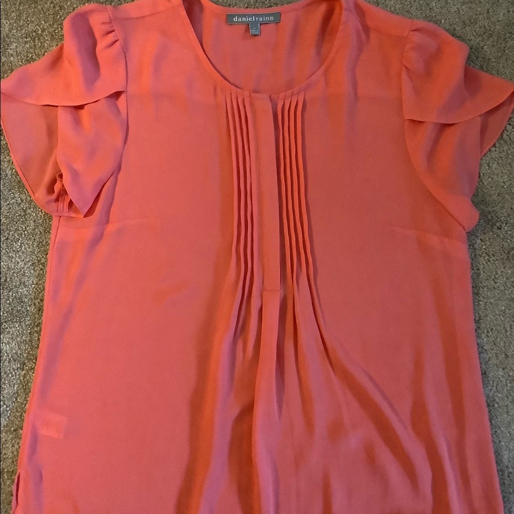 Daniel Rainn coral blouse